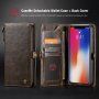 CASEME 2в1сваляем калъф за iPhone XS Max - кафява