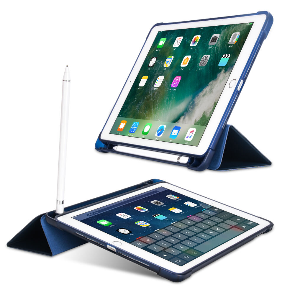 флип калъф с функция за сън / събуждане и място за Apple Pencil за iPad 9,7