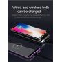 BASEUS външна батерия 10000mAh с безжично зареждане - черна