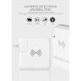 Зарядно / външна батерия 6700mAh със сменяеми щепсели (AU / UK / US / EU) и безжично зареждане