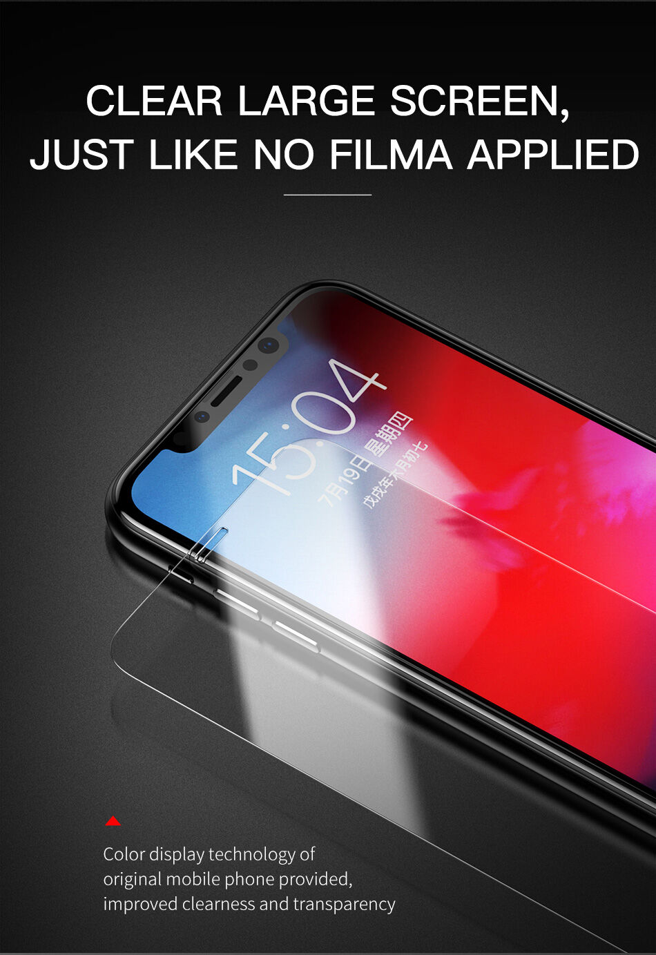 BASEUS закалено 3D стъкло за предната и задната част за iPhone XS Max