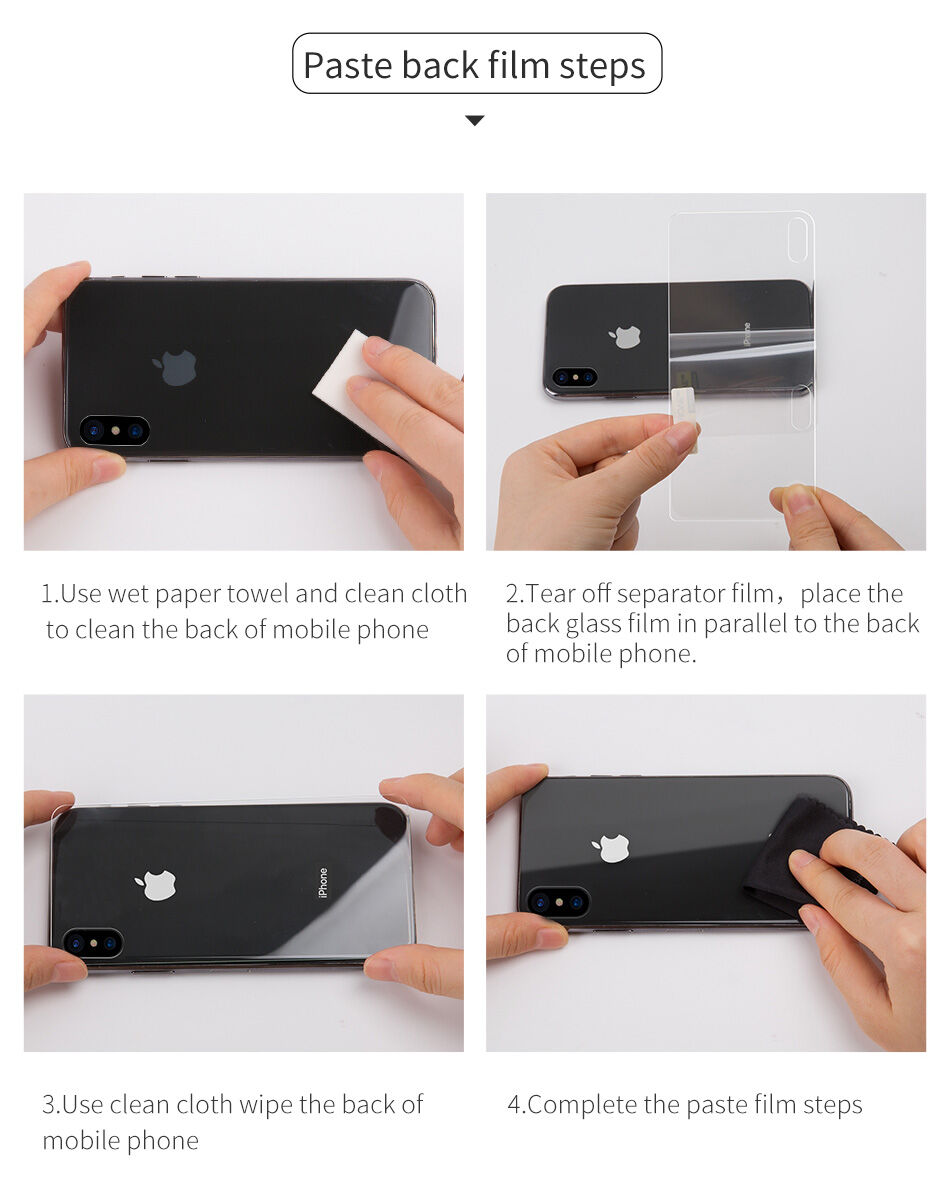 BASEUS закалено 3D стъкло за предната и задната част за iPhone XS Max