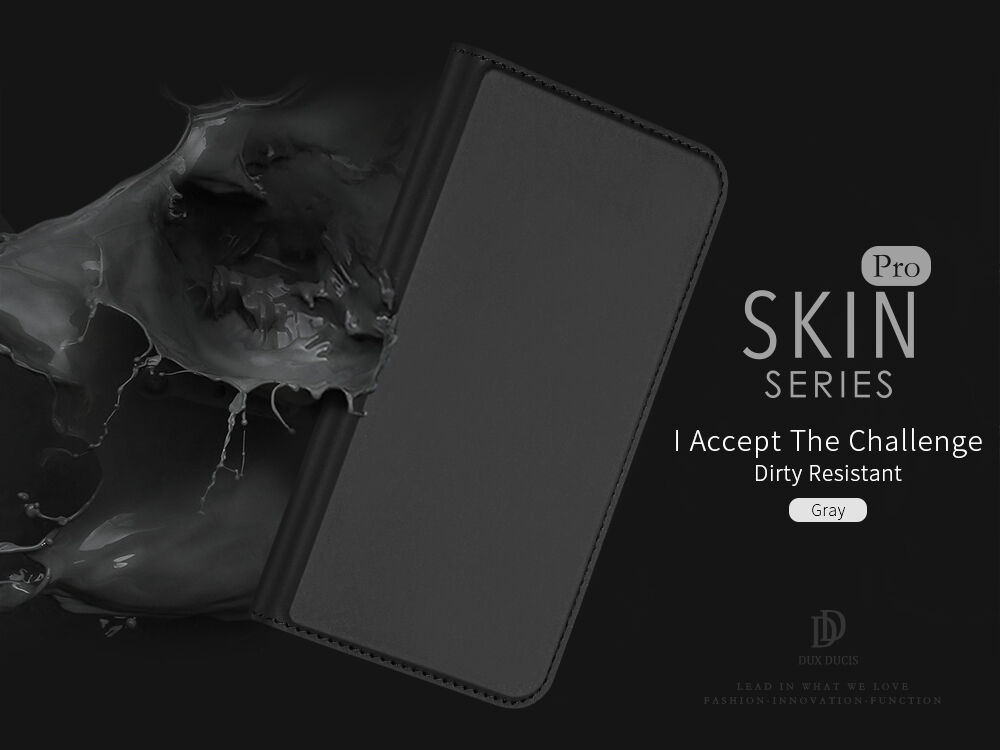 DUX DUCIS флип калъф за iPhone XS Max - златно розов