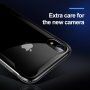 BASEUS Armor прозрачен кейс с рамка за iPhone XR - черна
