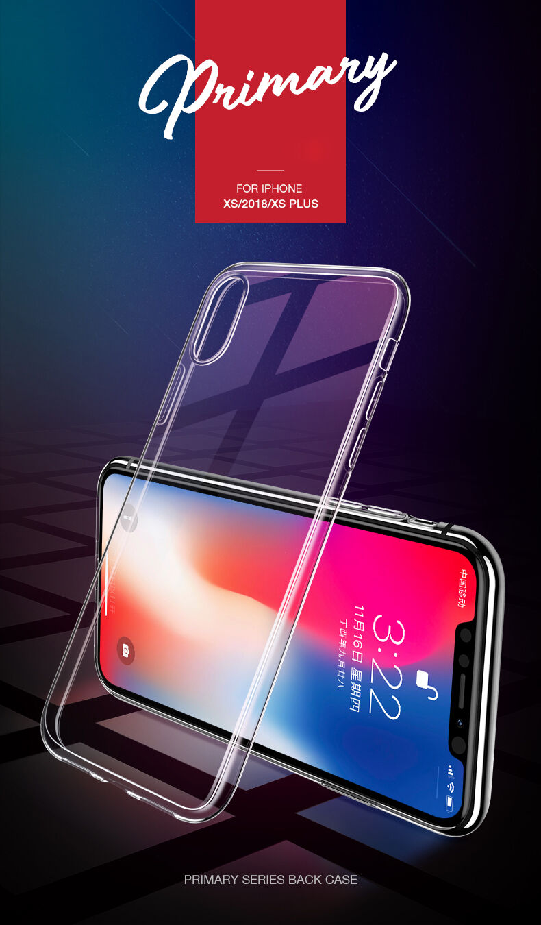 USAMS прозрачен кейс за iPhone XR