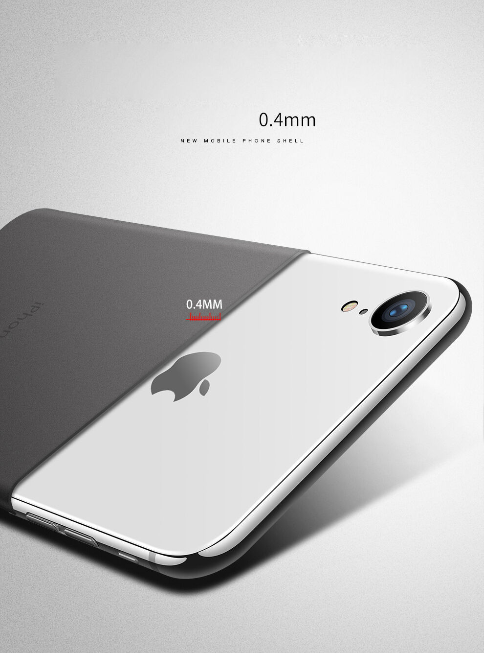CAFELE изключително тънък кейс за iPhone XR - черна