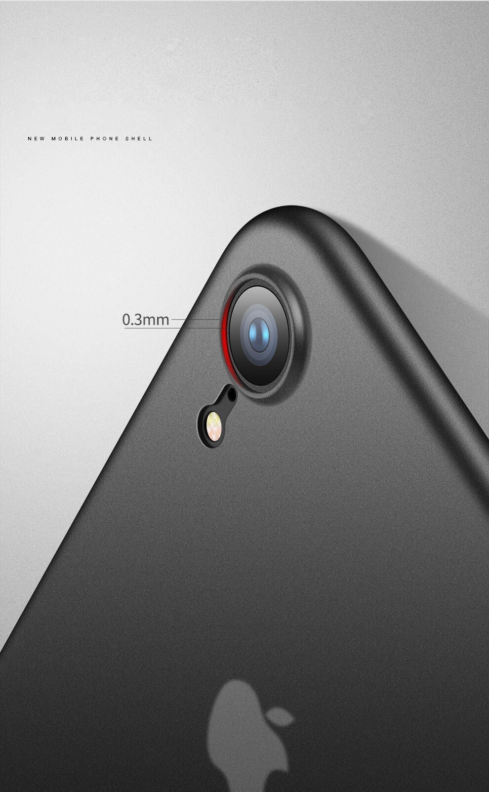 CAFELE изключително тънък кейс за iPhone XR - черна