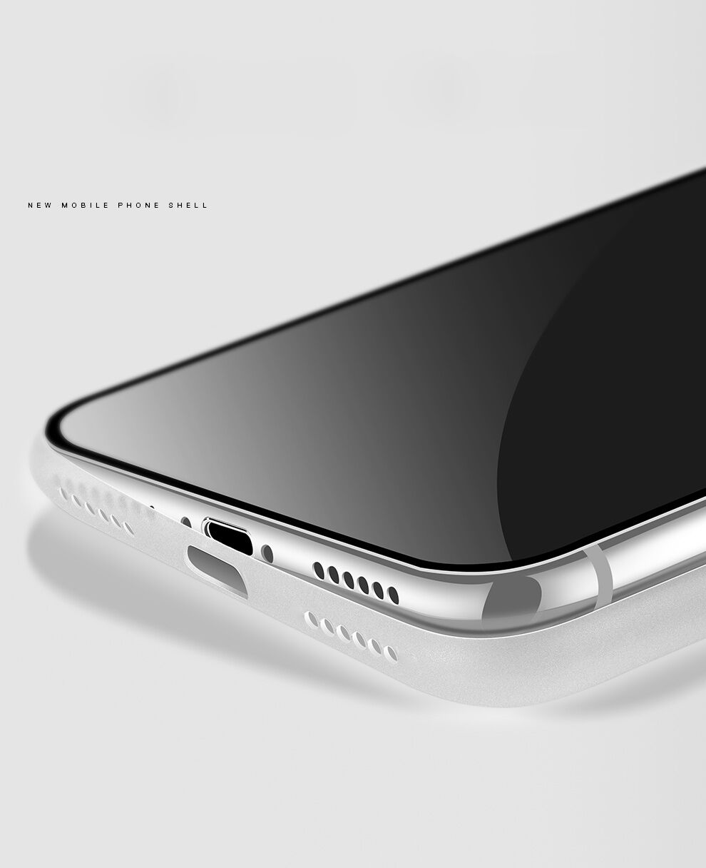 CAFELE изключително тънък кейс за iPhone XR - бяла