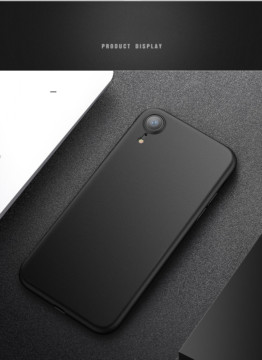 CAFELE изключително тънък кейс за iPhone XR - бяла