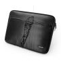 Bafewid Carmen чанта с цип за iPad Pro 12,9" / MacBook до 14" - черна