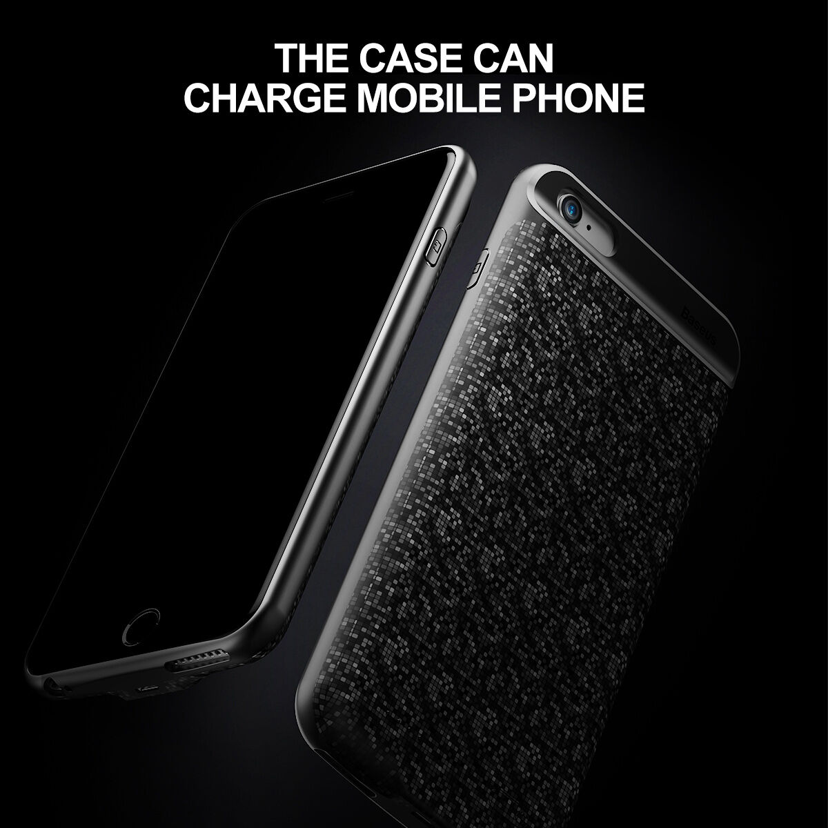 BASEUS калъф с батерия 7300mAh за 6 Plus / 6S Plus - червен