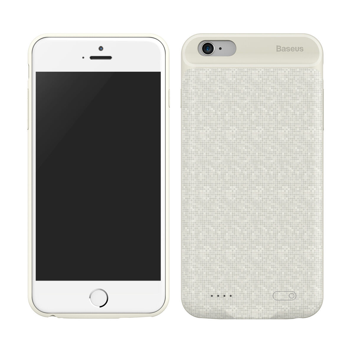 BASEUS калъф с батерия 7300mAh за 6 Plus / 6S Plus - червен