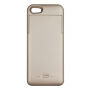 MAXNON M5 външен калъф с батерия със сертификация MFI за Apple iPhone SE (2016) / 5S / 5 - 2200mAh – златно шампанско