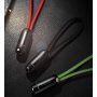 X-LEVEL елегантен USB / lightning кабел за Apple iPhone / iPad / iPod - 8cm - зелен