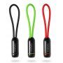 X-LEVEL елегантен USB / lightning кабел за Apple iPhone / iPad / iPod - 8cm - черен