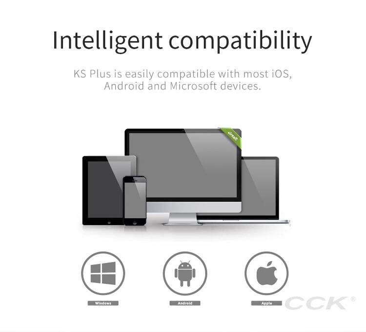 CCK безжични Bluetooth слушалки за Apple iPhone - бяла