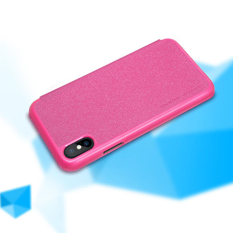 NILLKIN защитен флип калъф за Apple iPhone XS / iPhone X - златно