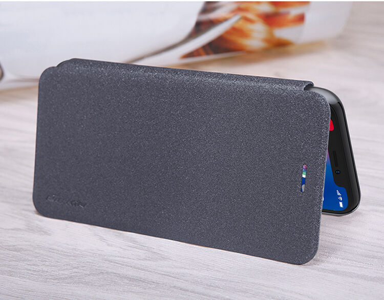 NILLKIN защитен флип калъф за Apple iPhone XS / iPhone X - златно