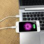 OPSO lightning кабел за синхронизиране и зареждане с MFi сертификат за Apple iPhone / iPad / iPod - бял - 2m