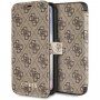 Guess флип калъф от изкуствена кожа с лого за iPhone X / XS - кафяв