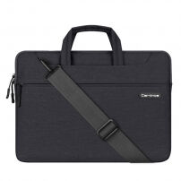 Cartinoe чанта с цип за MacBook 13" / Air 13" / Pro 13" - черен