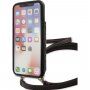 Guess 4G калъф с презрамка за iPhone X / XS - кафяв