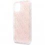 Guess 4G Glitter блестящ кейс iPhone 11 Pro Max - светлорозов