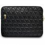 Guess Quilted ватирана чанта за iPad до 13" / MacBook до 14" - черна