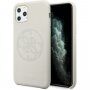 Guess 4G Tone on Tone силиконов кейс за iPhone 11 Pro Max - бял