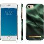 iDeal of Sweden кейс със сатенен мотив за iPhone SE (2020/2022) / 8 / 7 / 6S - смарагдово зелен
