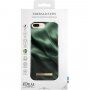 iDeal of Sweden кейс със сатенен мотив за iPhone 6S Plus / 7 Plus / 8 Plus - смарагдово зелен