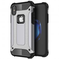 Изключително устойчив "Armor" кейс за iPhone XS / iPhone X - сив