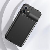 Usams кейс с батерия 4500mAh за iPhone 11 - черен