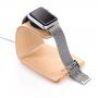 SAMDI дървена докинг станция за Apple Watch / iPhone - светло дърво