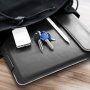 Dux Ducis джоб от PU кожа с интегрирана стойка за MacBook 13" / Air 13" / Pro 13" - черна