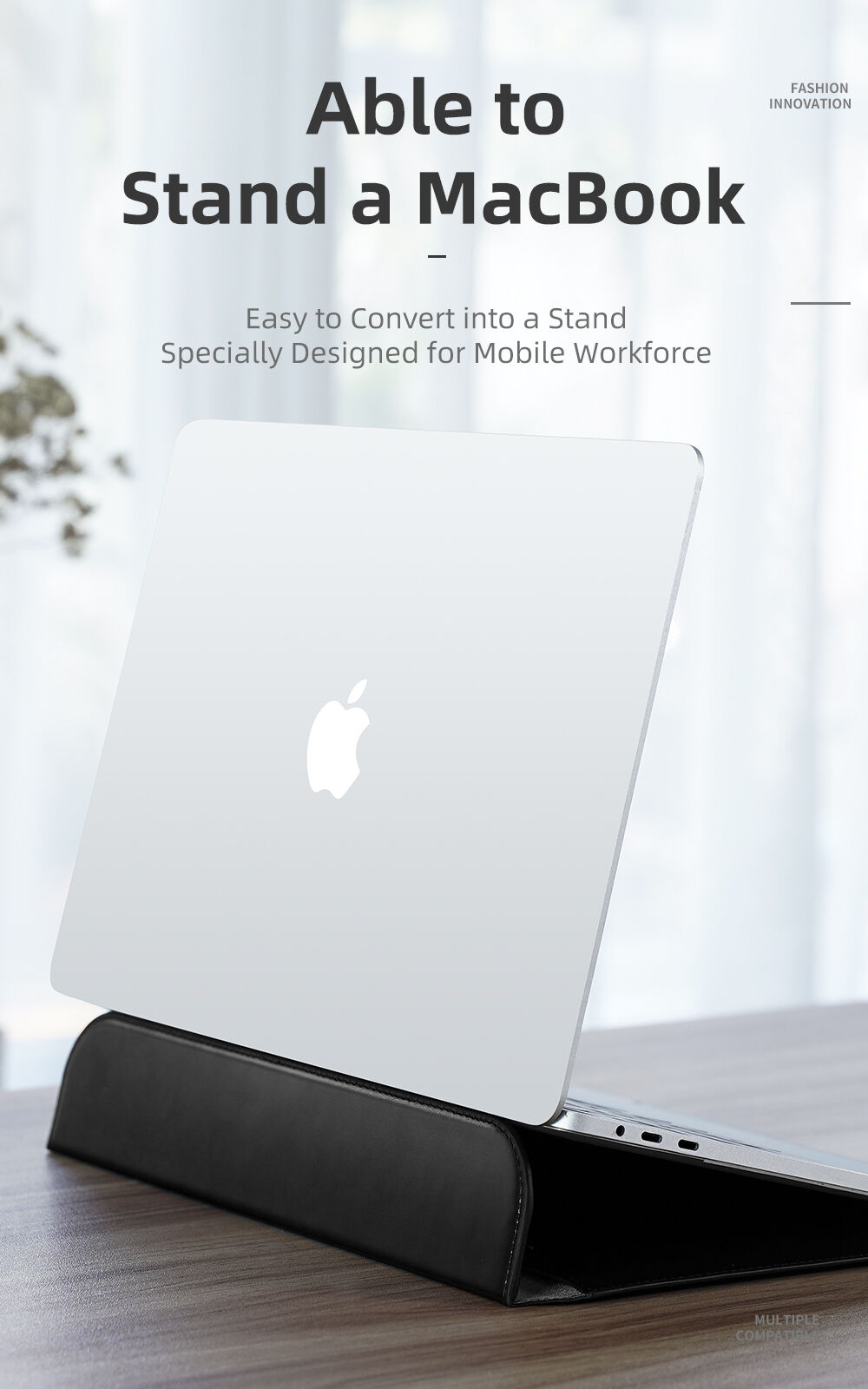 Dux Ducis джоб от PU кожа с интегрирана стойка за MacBook 13