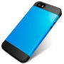 Устойчив калъф за iPhone 5 / 5S / SE (2016) - син