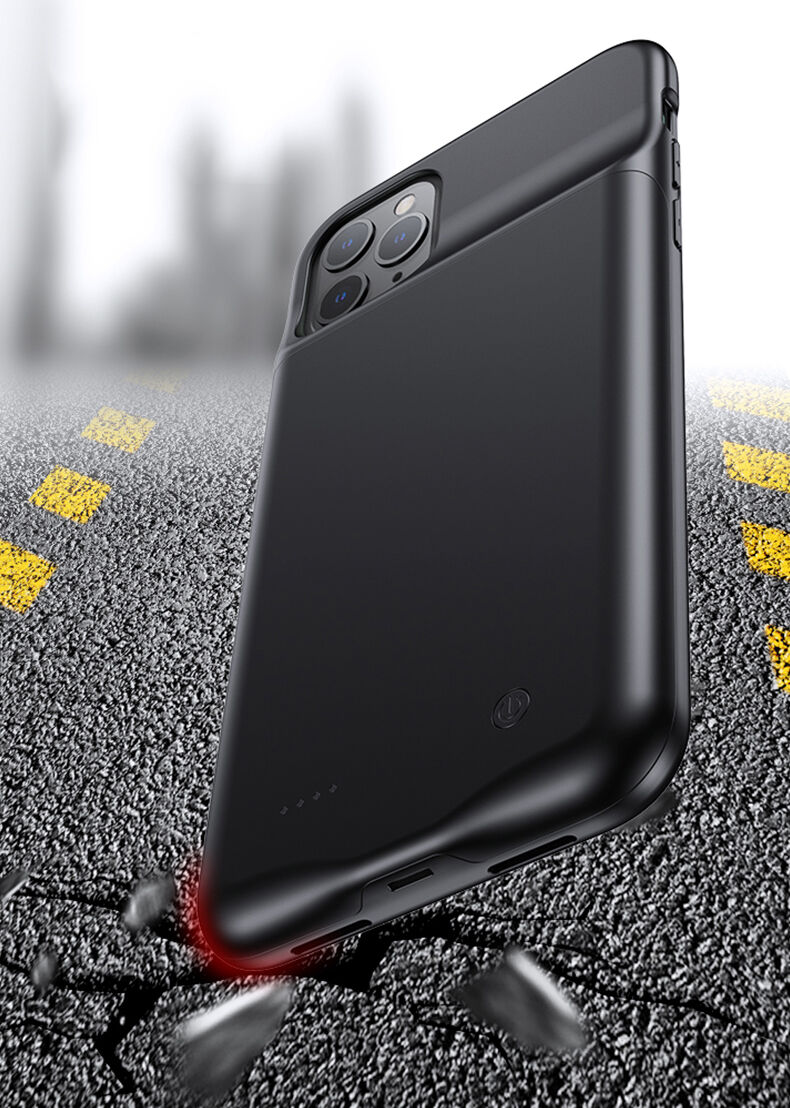 Usams кейс с батерия 4500mAh за iPhone 11 - черен