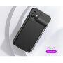 Usams кейс с батерия 4500mAh за iPhone 11 - черен