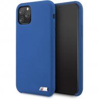BMW силиконов кейс за iPhone 11 Pro Max - морско син