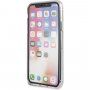 Guess 4G Solid Glitter блестящ кейс за iPhone X / XS - сребърен