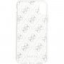 Guess 4G Solid Glitter блестящ кейс за iPhone X / XS - сребърен