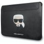 Karl Lagerfeld кожен джоб за iPad Pro 12,9" / MacBook до 14" - черна