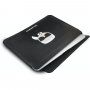 Karl Lagerfeld кожен джоб за iPad Pro 12,9" / MacBook до 14" - черна