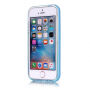 Лъскав гелов калъф с блестящи частици за iPhone 5 / 5S / SE (2016) - син