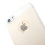 3в1 бляскащ гръб за iPhone 5 / 5S /SE (2016) -розов