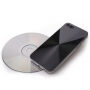 Пластмасов кейс със CD покритие за iPhone 5 / 5S / SE (2016) - черен