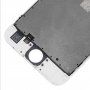 Premium Резервен LCD дисплей с тъч скрийн и рамка за Apple iPhone 6S - бял