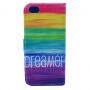 Калъф с интегрирана стойка и място за документи за iPhone 5 / 5S / SE (2016) - Dreamer