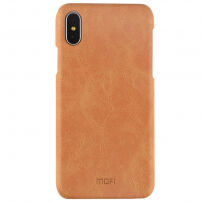 MOFI протектор за iPhone XS / iPhone X - кафяв